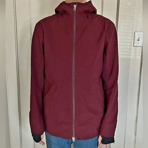 Lululemon Water-resistant Burgundy Jacket 12 14 XL